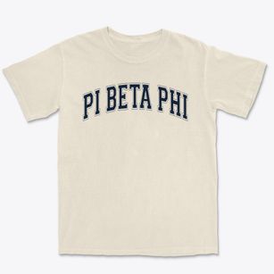 Pi Beta Phi Elementary School Varsity Arch Premium Heavyweight T-shirt