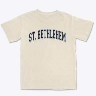 Saint Bethlehem Elementary School Varsity Arch Premium Heavyweight T-shirt