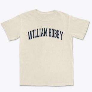 William Hobby Middle School Varsity Arch Premium Heavyweight T-shirt
