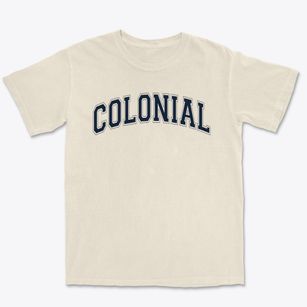 Colonial Learning Center Varsity Arch Premium Heavyweight T-shirt