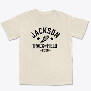 Jackson Middle School Track and Field Premium Heavyweight T-shirt