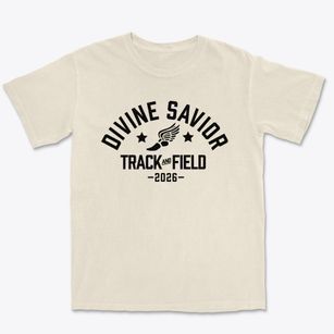 Divine Savior Academy - Sienna Track and Field Premium Heavyweight T-shirt