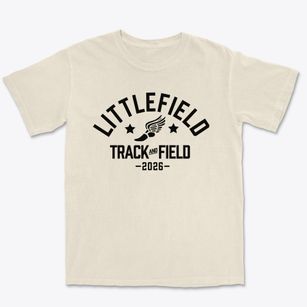 Littlefield Primary School Track and Field Premium Heavyweight T-shirt