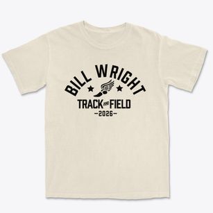 Bill Wright Elementary School Track and Field Premium Heavyweight T-shirt