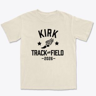 Kirk Elementary School Track and Field Premium Heavyweight T-shirt