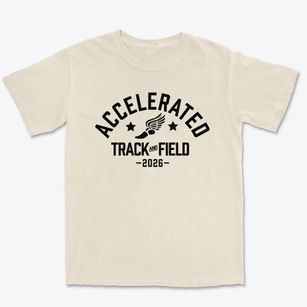 Accelerated Center For Education Track and Field Premium Heavyweight T-shirt