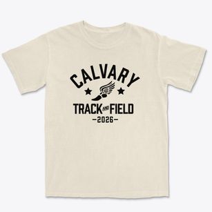Calvary Christian School Track and Field Premium Heavyweight T-shirt