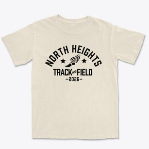 North Heights Alternative School Track and Field Premium Heavyweight T-shirt