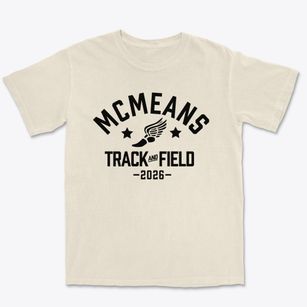 Mcmeans Junior High School Track and Field Premium Heavyweight T-shirt