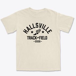 Hallsville Primary School Track and Field Premium Heavyweight T-shirt
