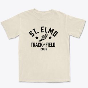 Saint Elmo Elementary School Track and Field Premium Heavyweight T-shirt
