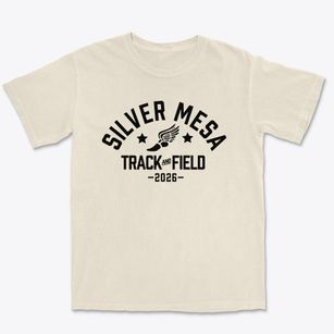 Silver Mesa Elementary School Track and Field Premium Heavyweight T-shirt