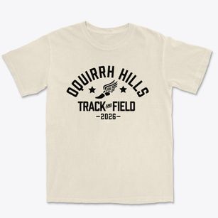 Oquirrh Hills Elementary School Track and Field Premium Heavyweight T-shirt