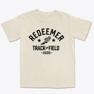 Redeemer Lutheran School Track and Field Premium Heavyweight T-shirt
