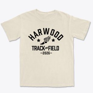 Harwood Union High School Track and Field Premium Heavyweight T-shirt