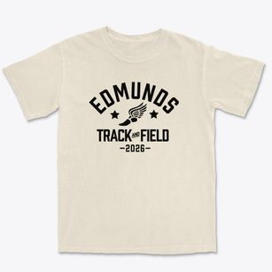 Edmunds Elementary School Track and Field Premium Heavyweight T-shirt