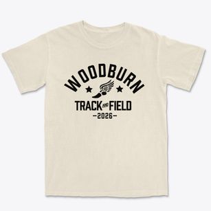 Woodburn Elementary School Track and Field Premium Heavyweight T-shirt