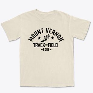 Mount Vernon High School Track and Field Premium Heavyweight T-shirt