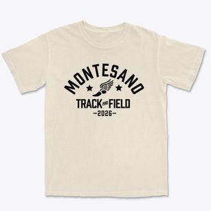 Montesano High School Track and Field Premium Heavyweight T-shirt