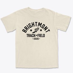 Brightmont Academy Track and Field Premium Heavyweight T-shirt