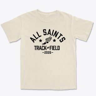 All Saints School Track and Field Premium Heavyweight T-shirt