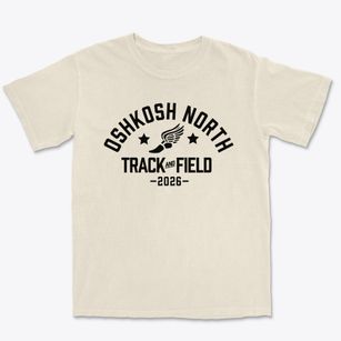 Oshkosh North High School Track and Field Premium Heavyweight T-shirt