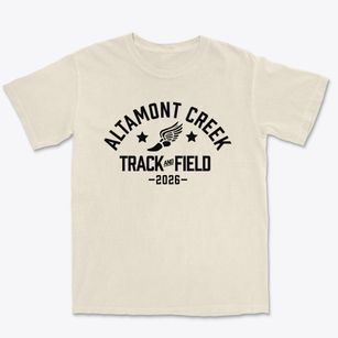 Altamont Creek Elementary School Track and Field Premium Heavyweight T-shirt