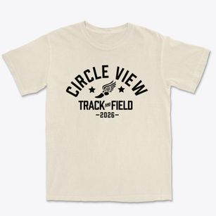 Circle View Elementary School Track and Field Premium Heavyweight T-shirt