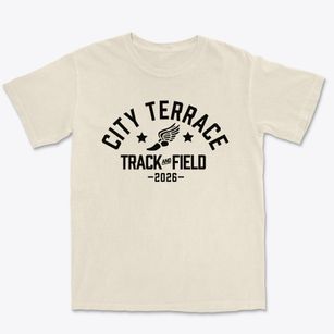 City Terrace Elementary School Track and Field Premium Heavyweight T-shirt