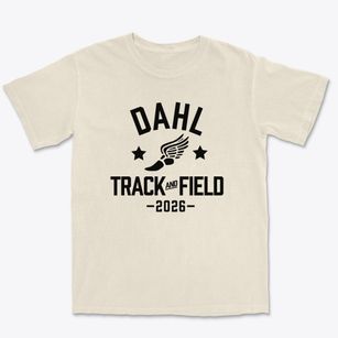 Dahl Elementary School Track and Field Premium Heavyweight T-shirt