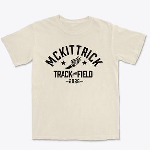 Mckittrick Elementary School Track and Field Premium Heavyweight T-shirt