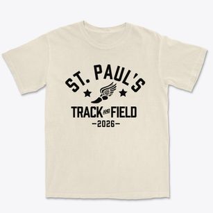 Saint Paul's Elementary School Track and Field Premium Heavyweight T-shirt