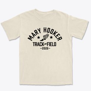 Mary Hooker Elementary School Track and Field Premium Heavyweight T-shirt