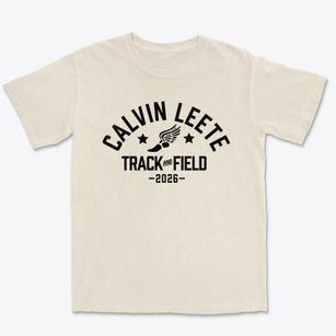 Calvin Leete Elementary School Track and Field Premium Heavyweight T-shirt