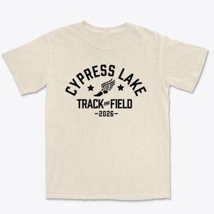 Cypress Lake High School Track and Field Premium Heavyweight T-shirt