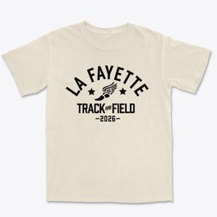 La Fayette Middle School Track and Field Premium Heavyweight T-shirt