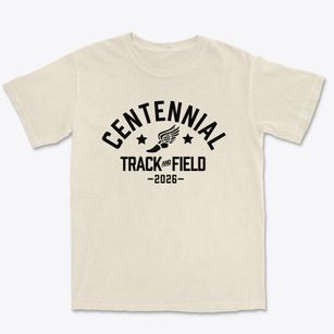 Centennial High School Track and Field Premium Heavyweight T-shirt