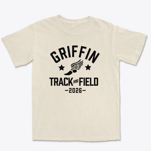 Griffin Middle School Track and Field Premium Heavyweight T-shirt