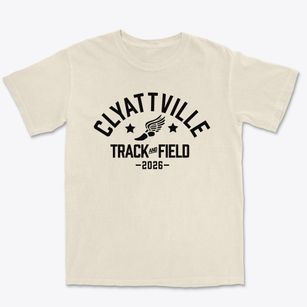 Clyattville Elementary School Track and Field Premium Heavyweight T-shirt
