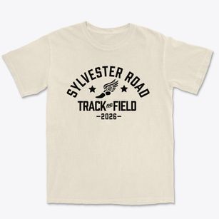 Sylvester Road Elementary School Track and Field Premium Heavyweight T-shirt