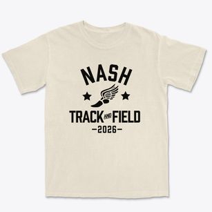 Nash Elementary School Track and Field Premium Heavyweight T-shirt