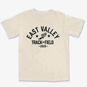 East Valley Christian Academy Track and Field Premium Heavyweight T-shirt