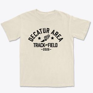 Decatur Area Vocational Center Track and Field Premium Heavyweight T-shirt