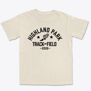 Highland Park High School Track and Field Premium Heavyweight T-shirt