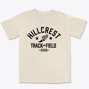 Hillcrest Middle School Track and Field Premium Heavyweight T-shirt