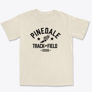 Pinedale Intermediate School Track and Field Premium Heavyweight T-shirt