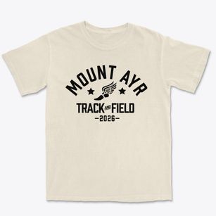 Mount Ayr Community High School Track and Field Premium Heavyweight T-shirt