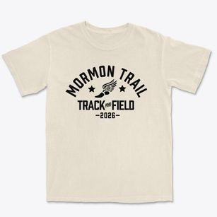 Mormon Trail Community High School Track and Field Premium Heavyweight T-shirt