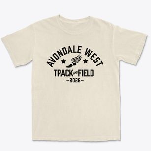 Avondale West Elementary School Track and Field Premium Heavyweight T-shirt