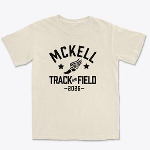 Mckell Elementary School Track and Field Premium Heavyweight T-shirt